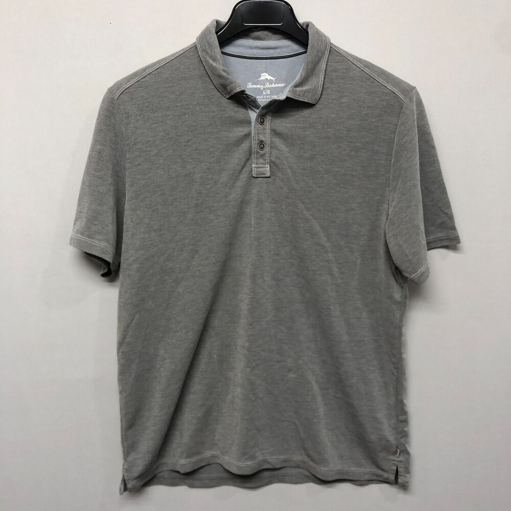 Tommy Bahama Men Short Sleeve Polo Shirt Top Size Large B325 -16